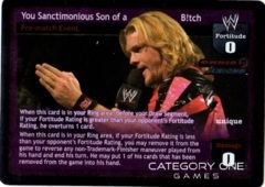You Sanctimonious Son of a B!tch